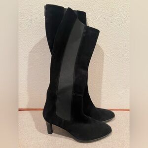 Aquatalia calf high suede waterproof boots pointed toe 8M woman’s